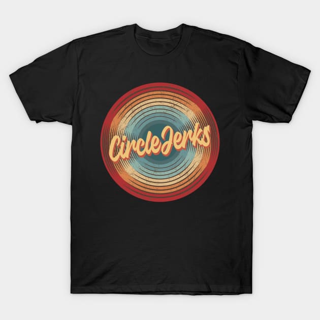 Circle Jerks Vintage Circle T-Shirt by musiconspiracy